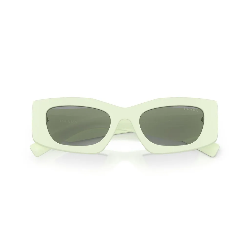 Prada Eyewear Triangular Logo Butterfly Frame Sunglasses