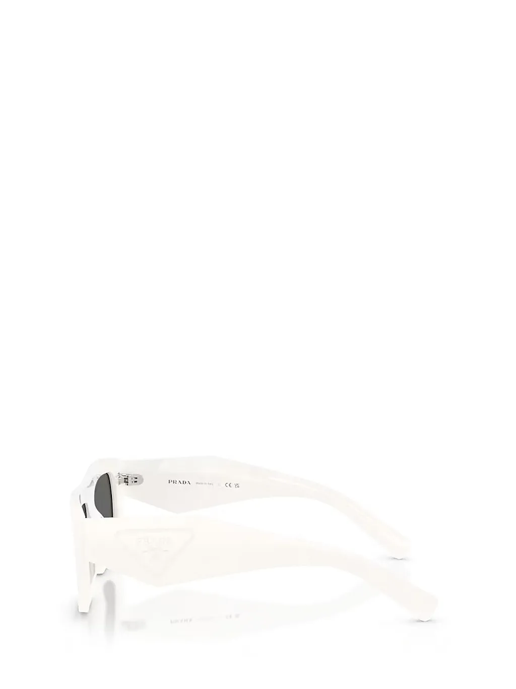 Prada Eyewear Triangle Logo Geometric Frame Sunglasses