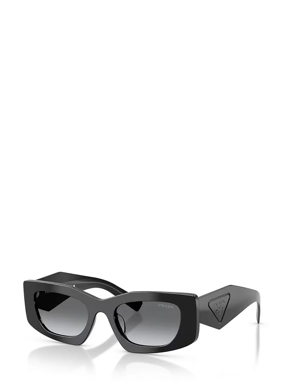 Prada Eyewear Triangular Logo Butterfly Frame Sunglasses