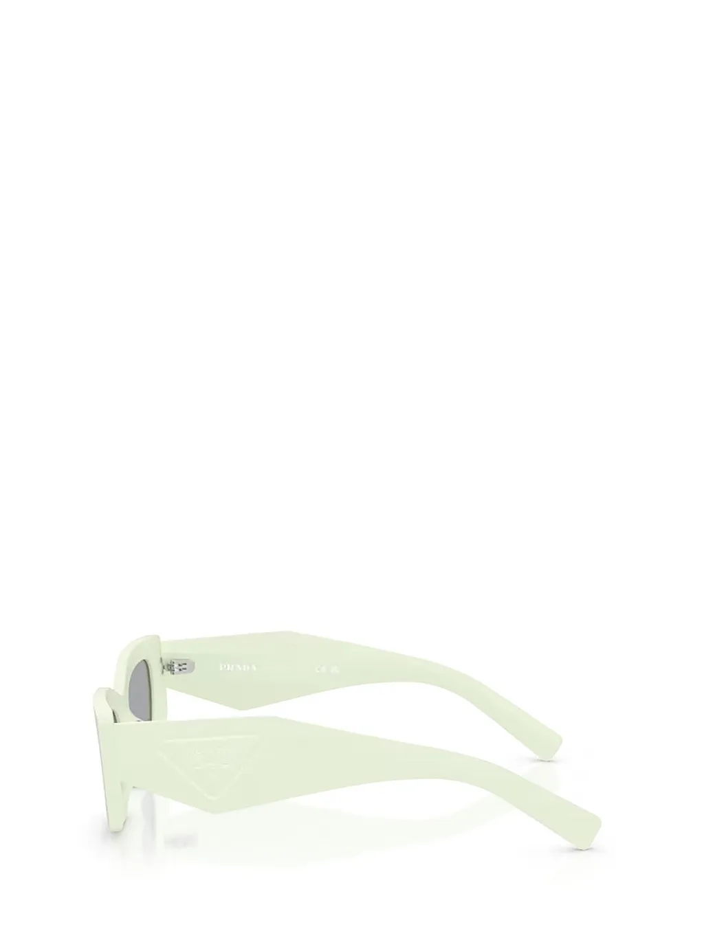 Prada Eyewear Triangular Logo Butterfly Frame Sunglasses