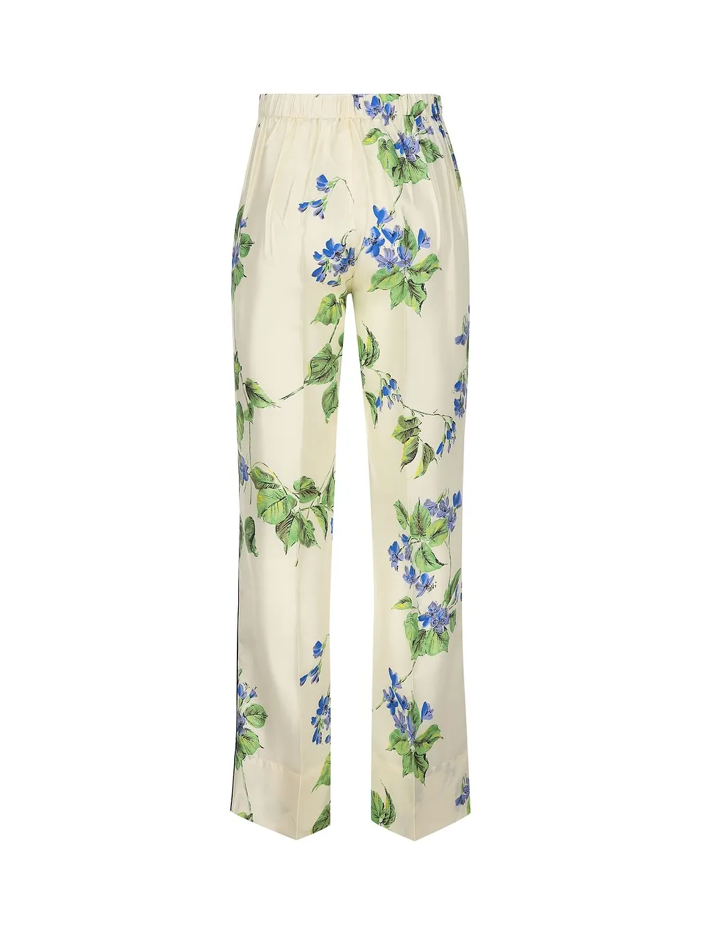 Prada Floral-Printed Elasticated Waistband Trousers