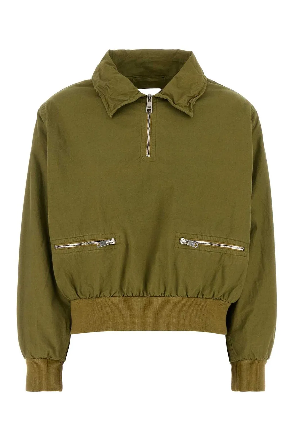 Prada Half-Zipped Long-Sleeved Jacket