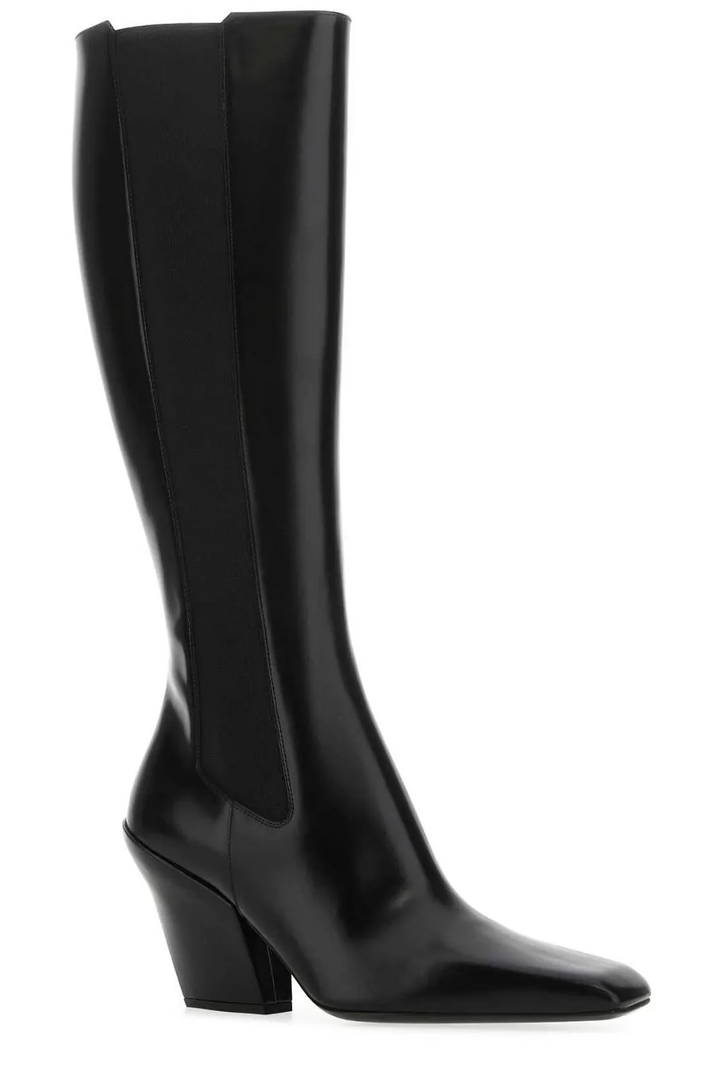 Prada Heeled Square Toe Boots