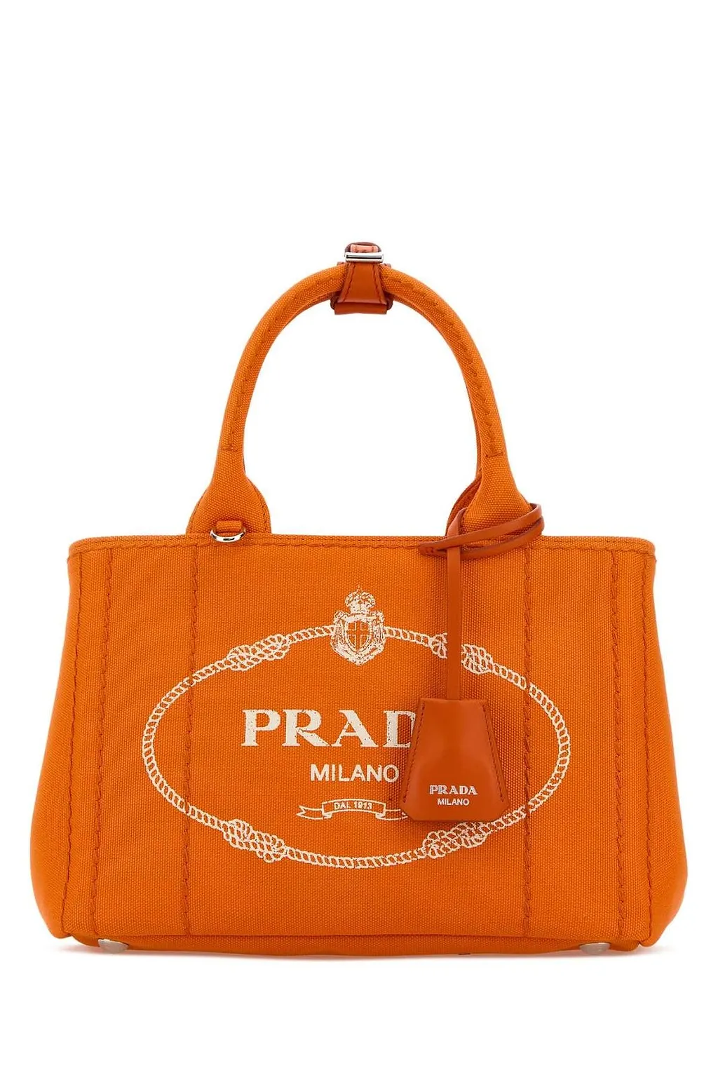 Prada JardiniÈRe Logo Detailed Tote Bag