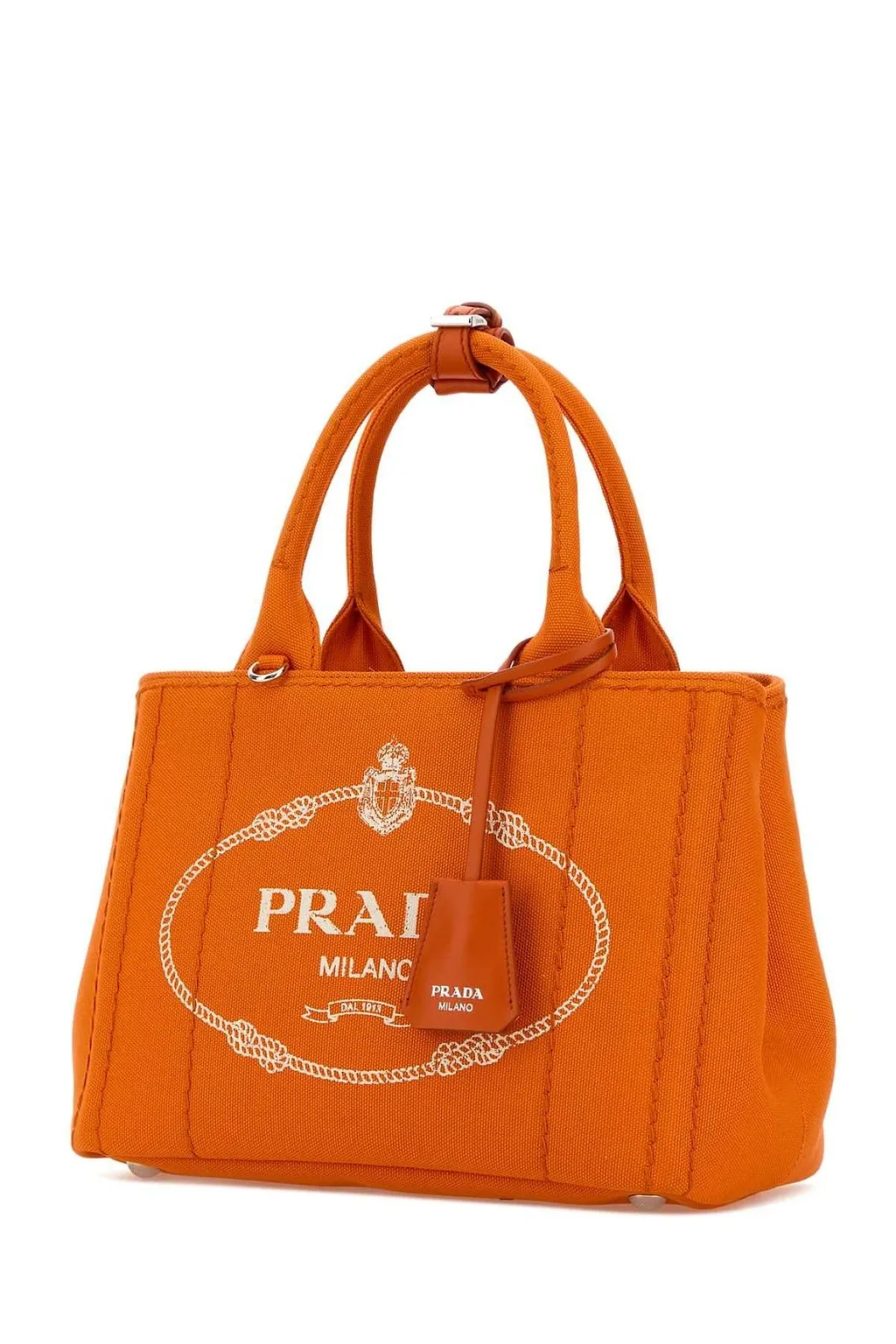 Prada JardiniÈRe Logo Detailed Tote Bag