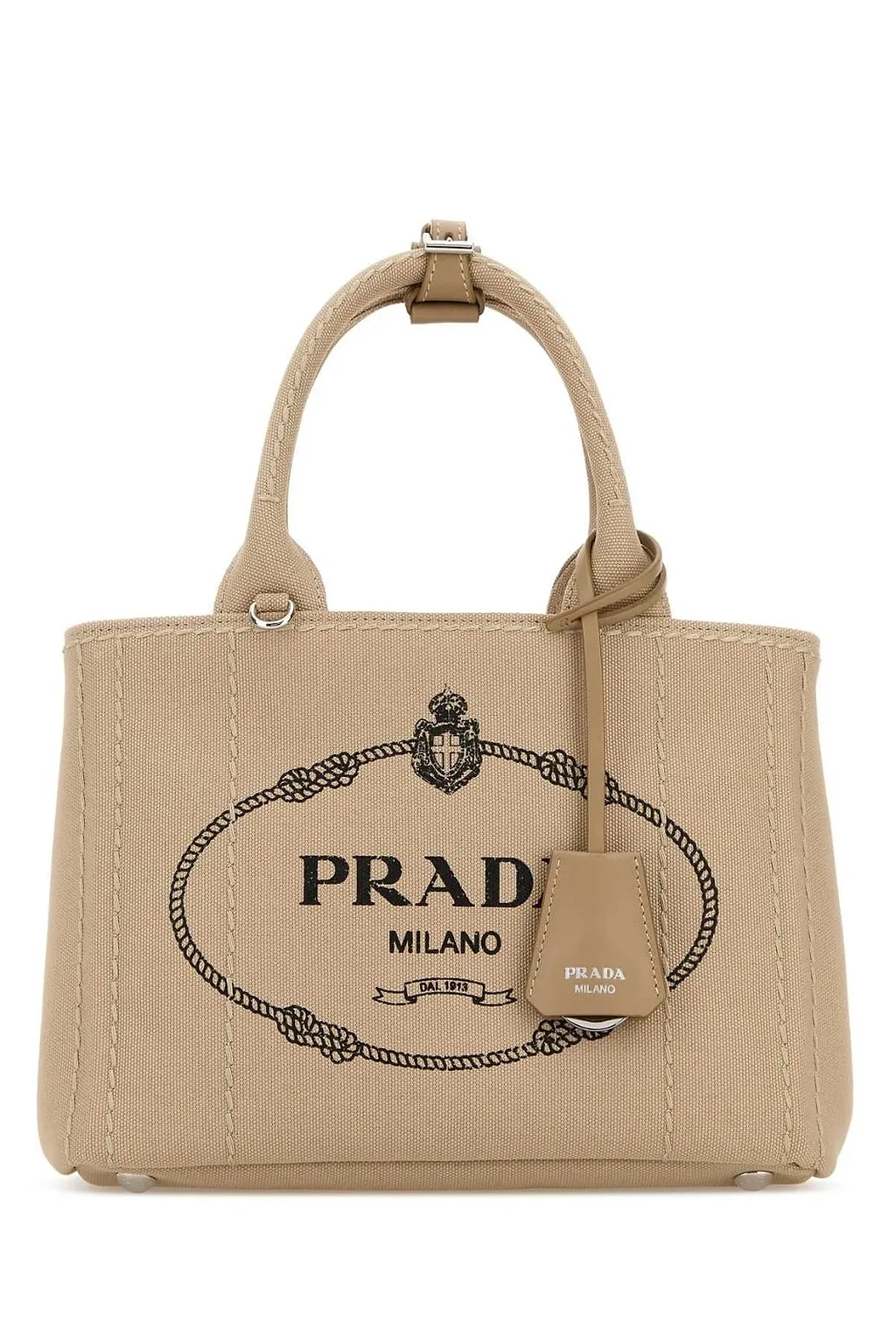 Prada JardiniÈRe Logo Detailed Tote Bag