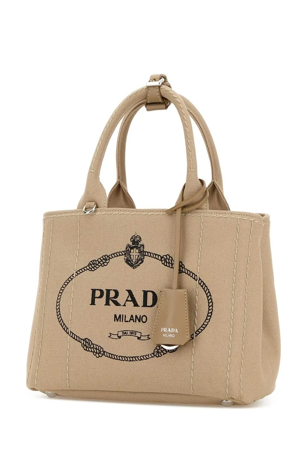 Prada JardiniÈRe Logo Detailed Tote Bag