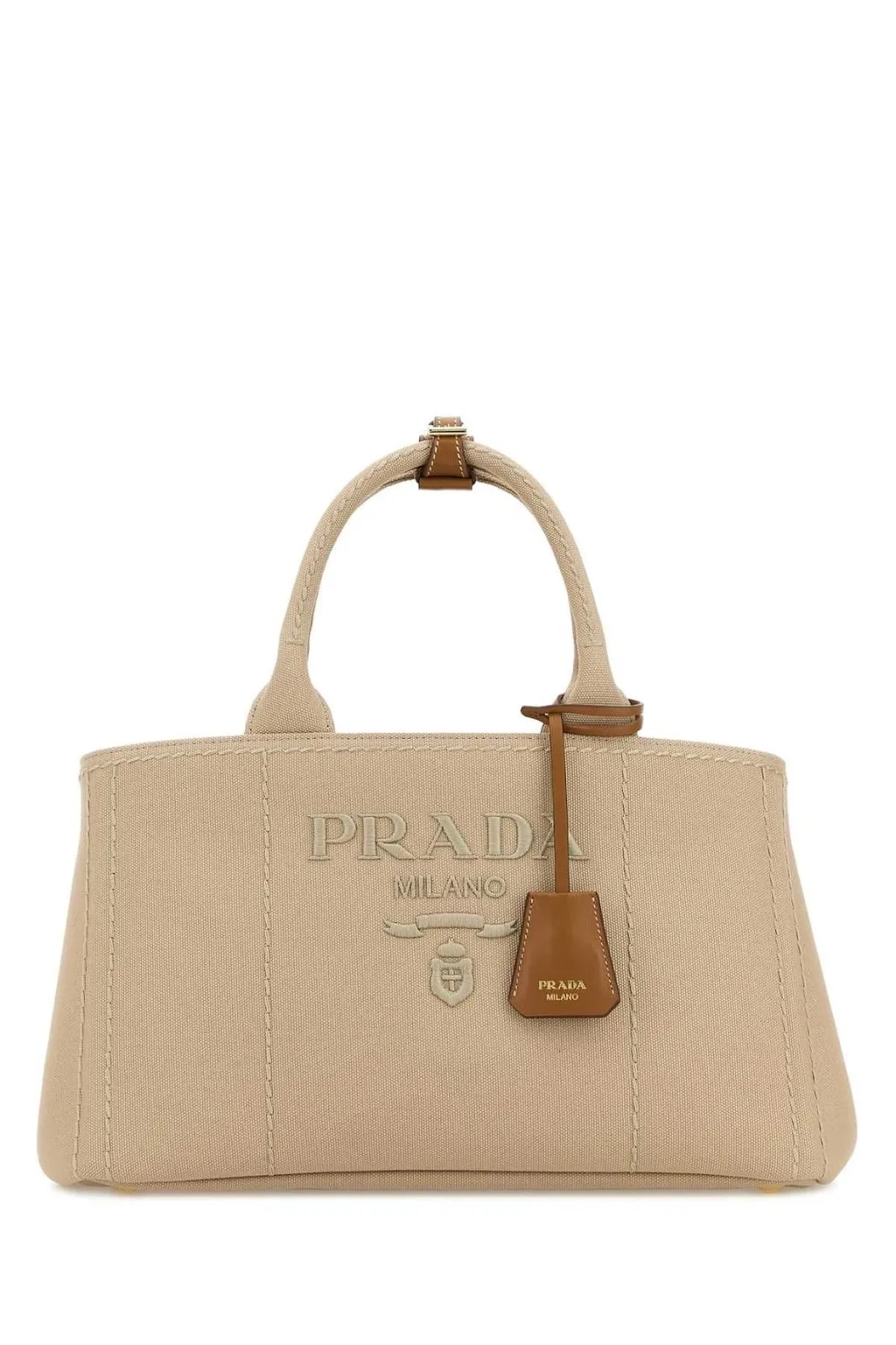 Prada JardiniÈRe Logo Tote Bag