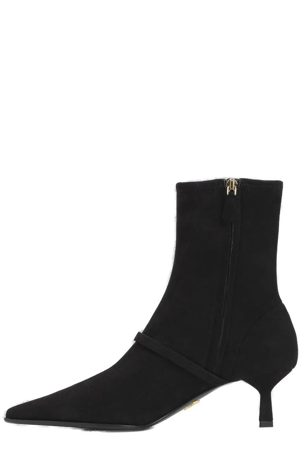 Prada Kitten-Heeled Ankle Boots