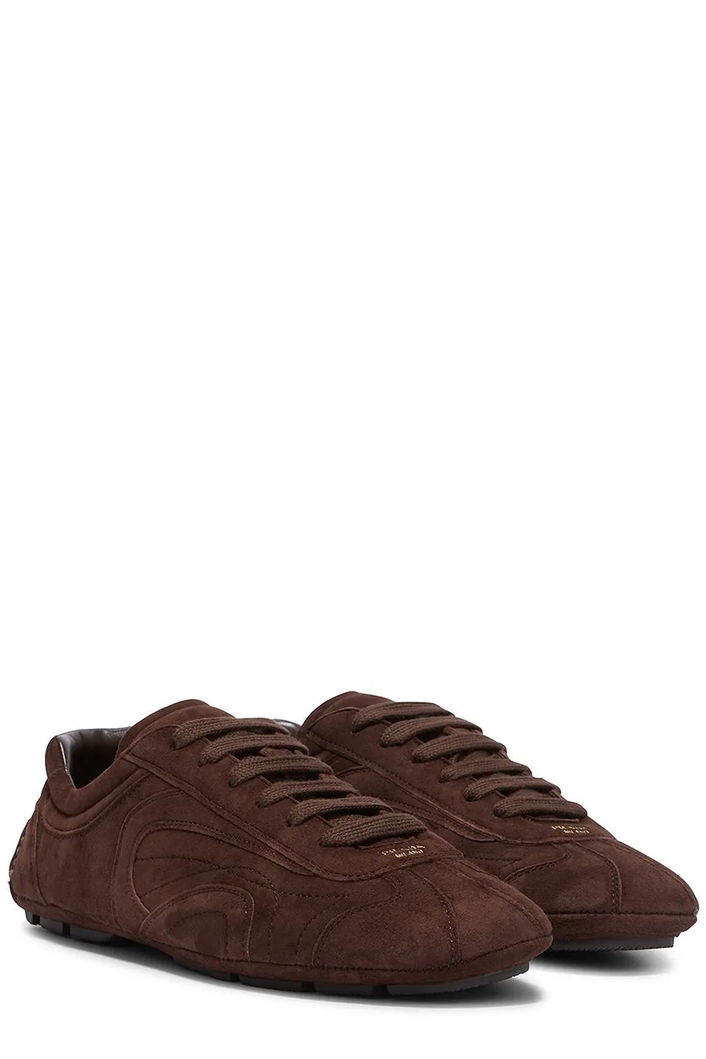 Prada Lace-Up Low-Top Sneakers