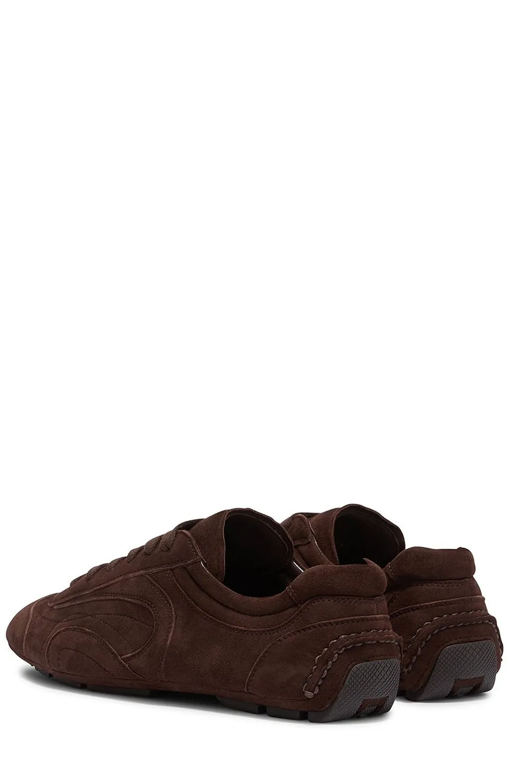 Prada Lace-Up Low-Top Sneakers