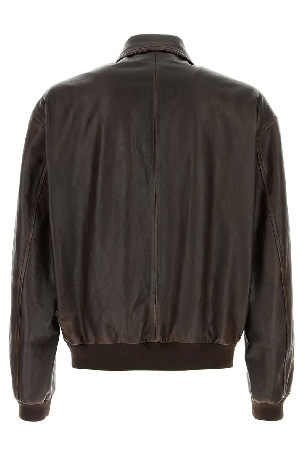 Prada Leather Bomber Jacket