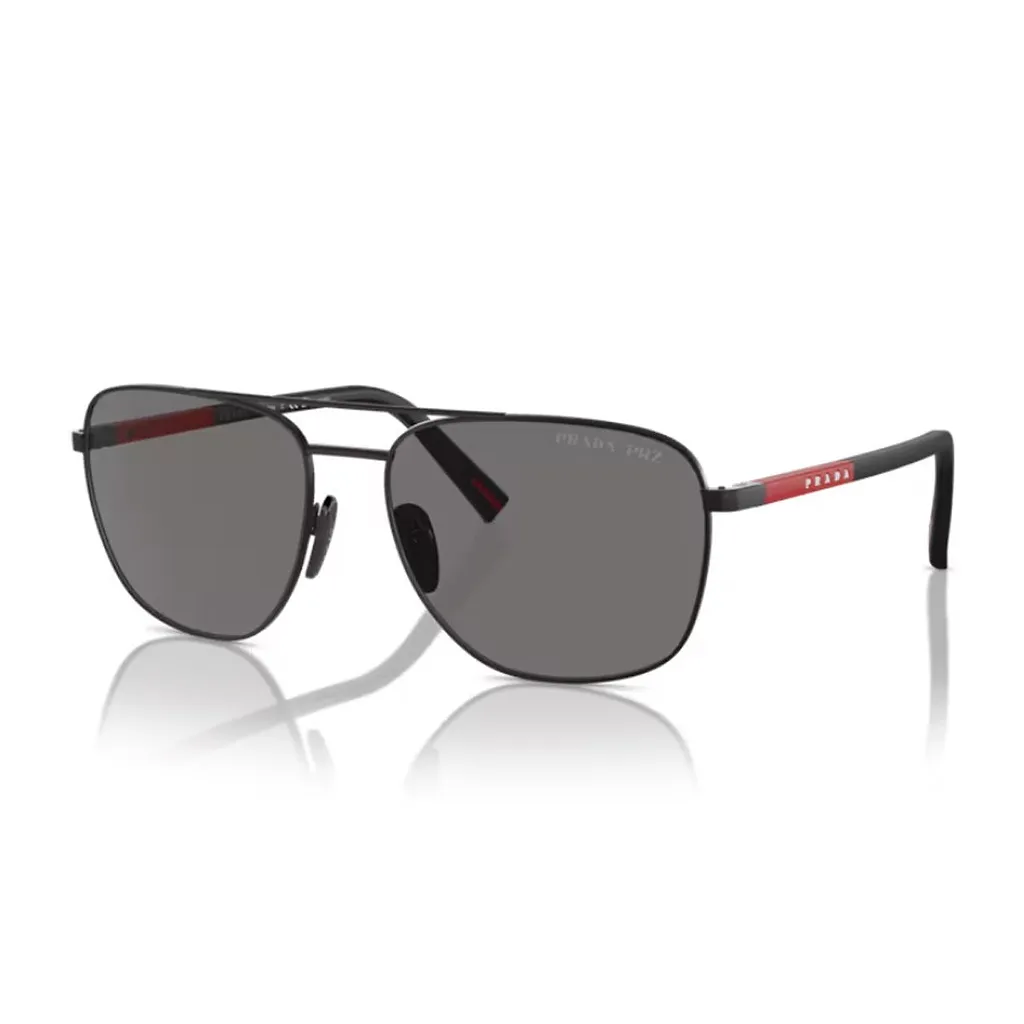 Prada Eyewear Linea Rossa Aviator-Frame Sunglasses