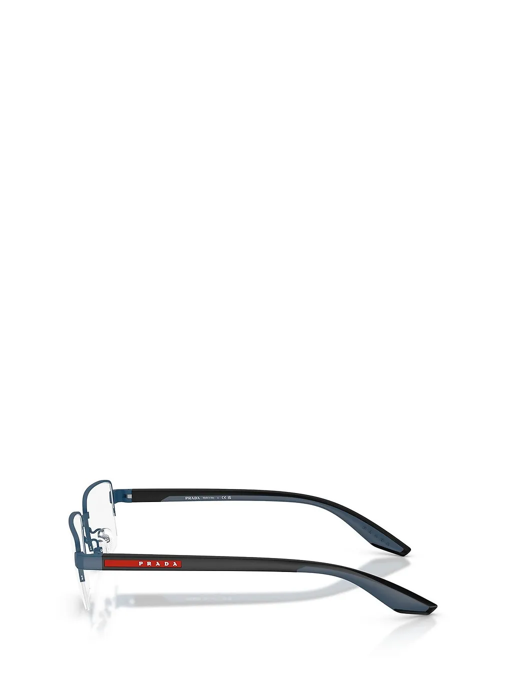 Prada Eyewear Linea Rossa Round Frame Glasses