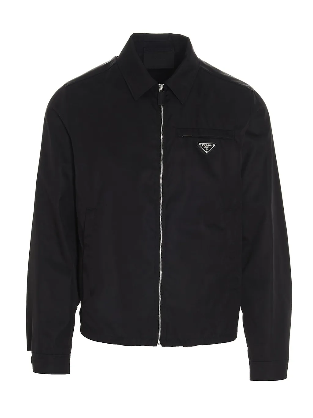 Prada Logo Patch Blouson Jacket