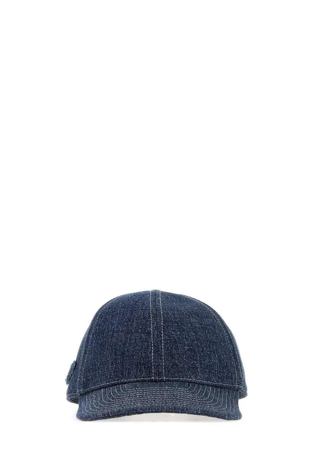 Prada Logo Denim Baseball Hat