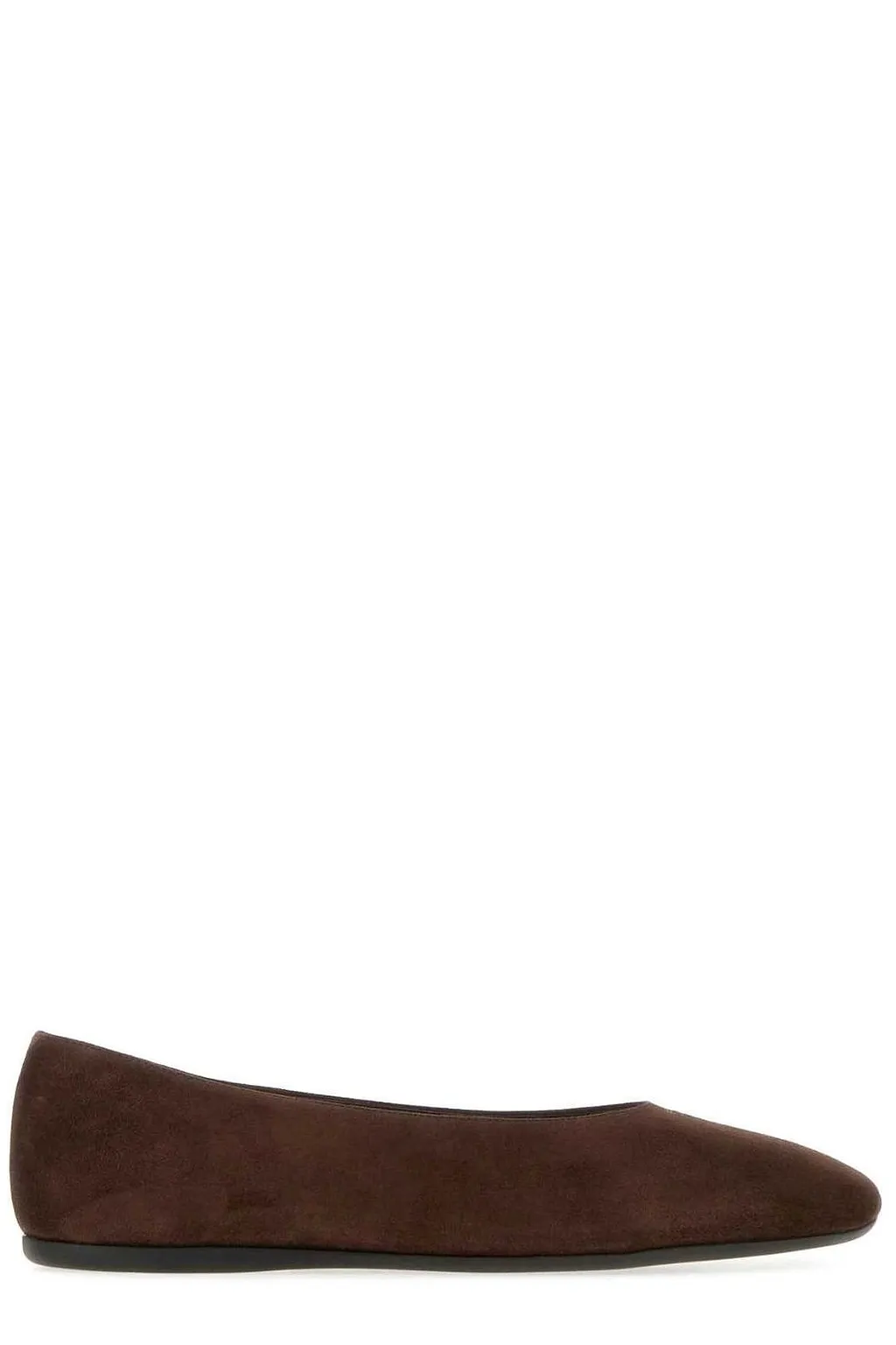Prada Logo-Detailed Ballet Flats