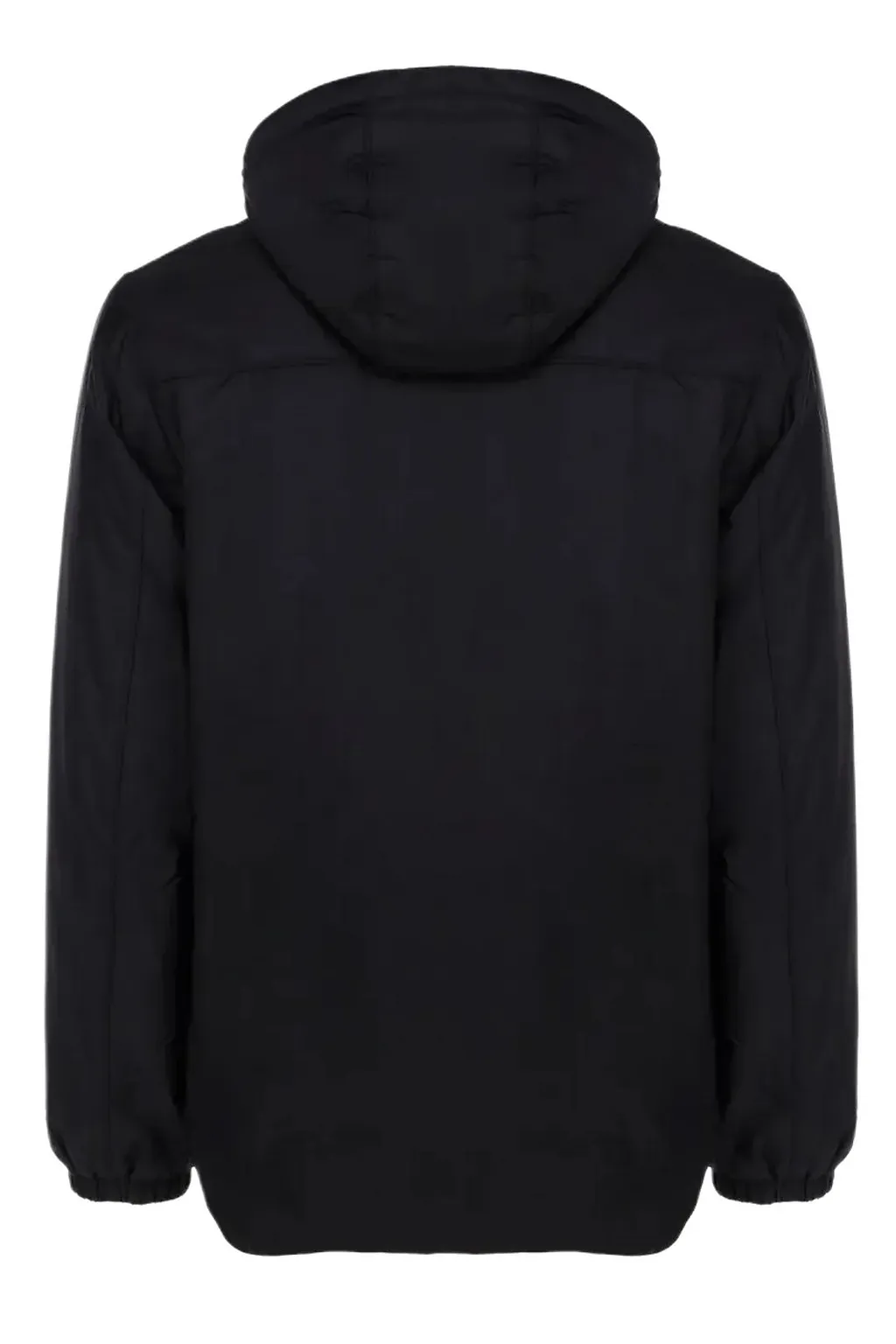 Prada Logo Hooded Puffer Jacket
