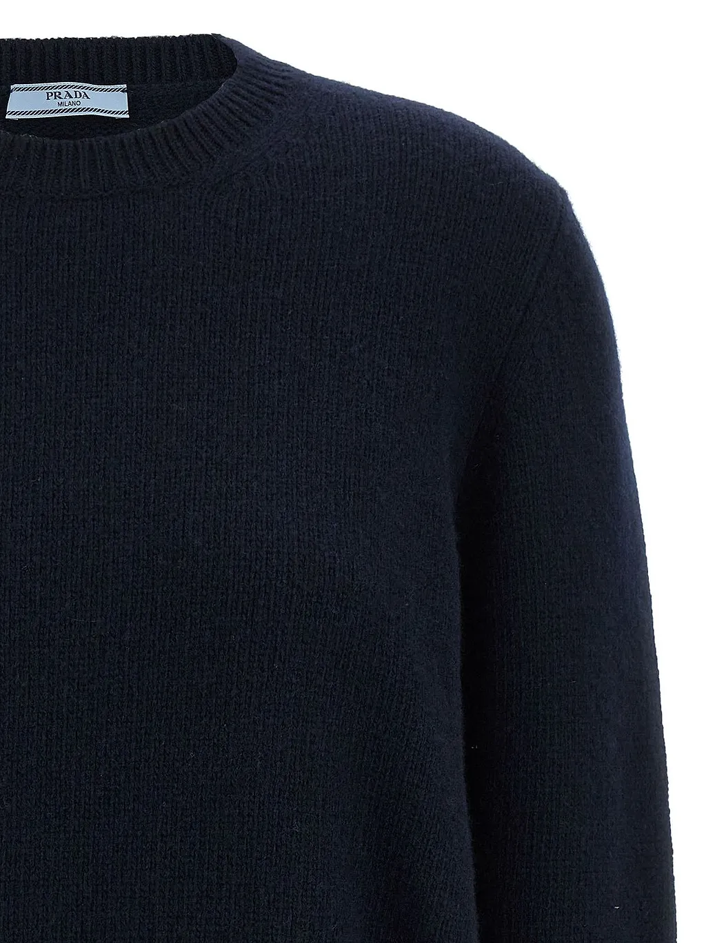 Prada Logo Detailed Knitted Jumper