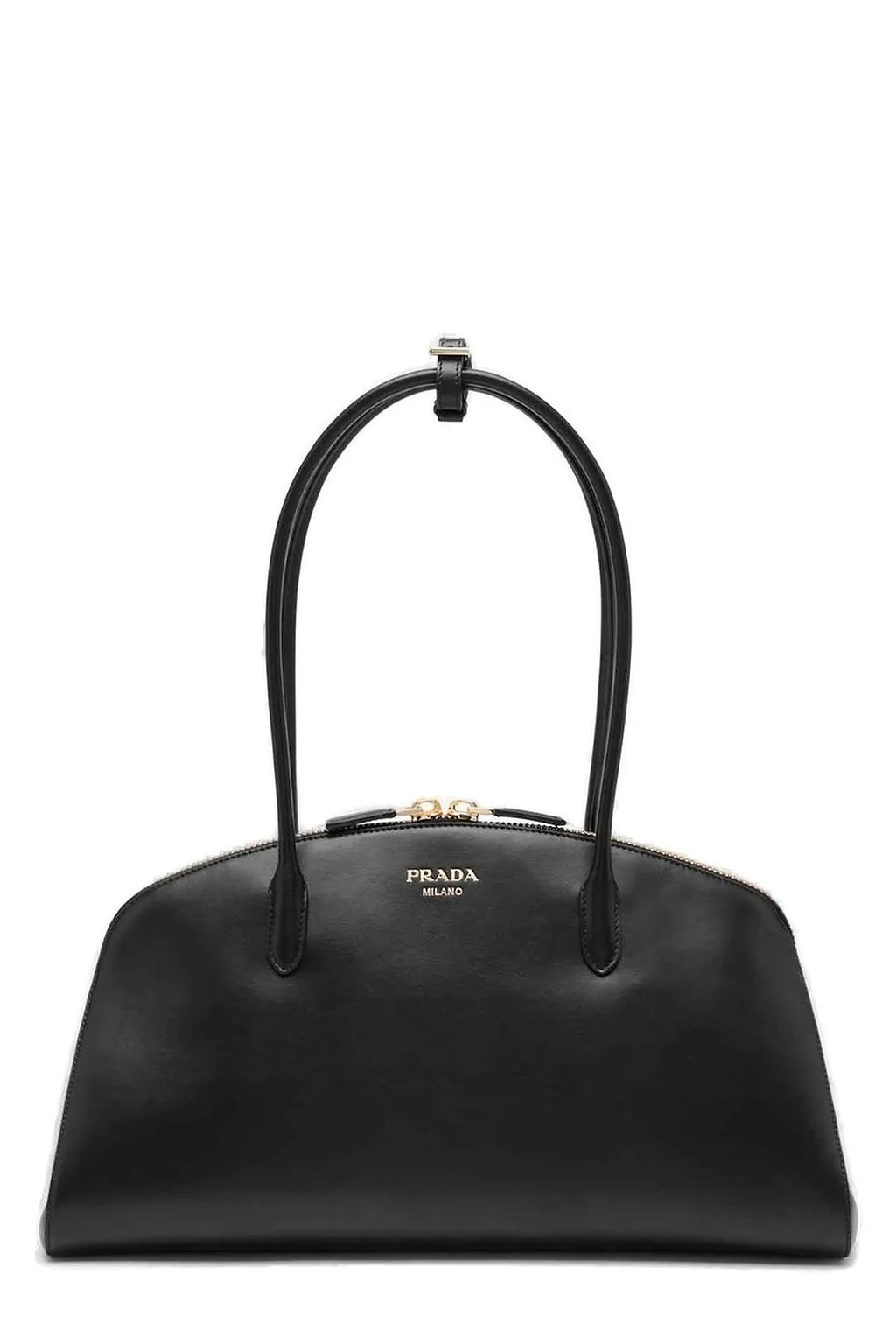 Prada Logo-Detailed Zipped Shoulder Bag