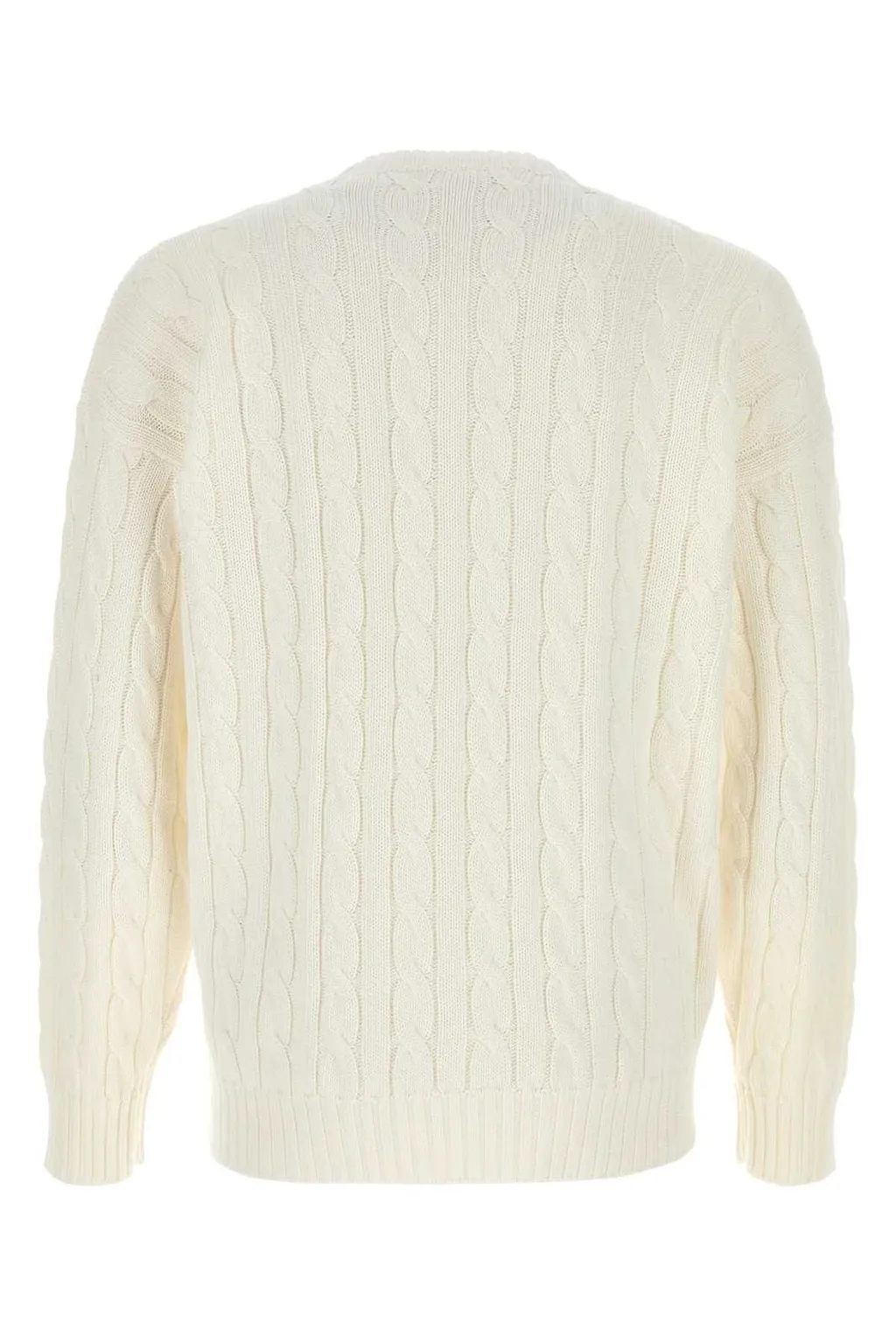 Prada Logo-Embroidered Crewneck Jumper