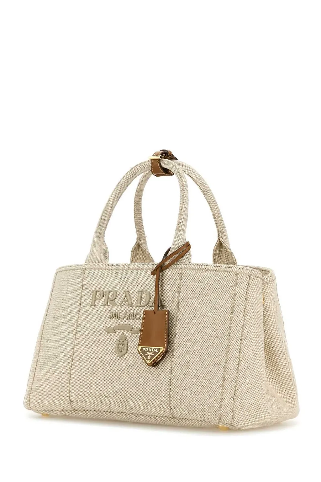 Prada Logo-Embroidered Handbag