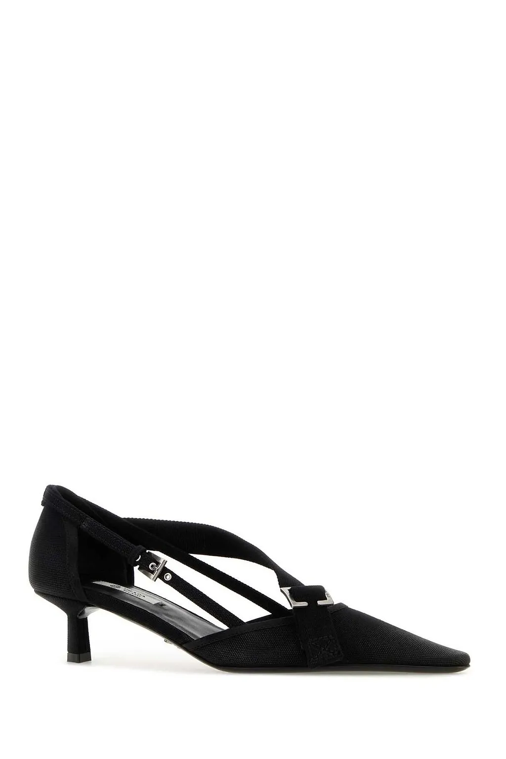 Prada Logo-Engraved Pumps