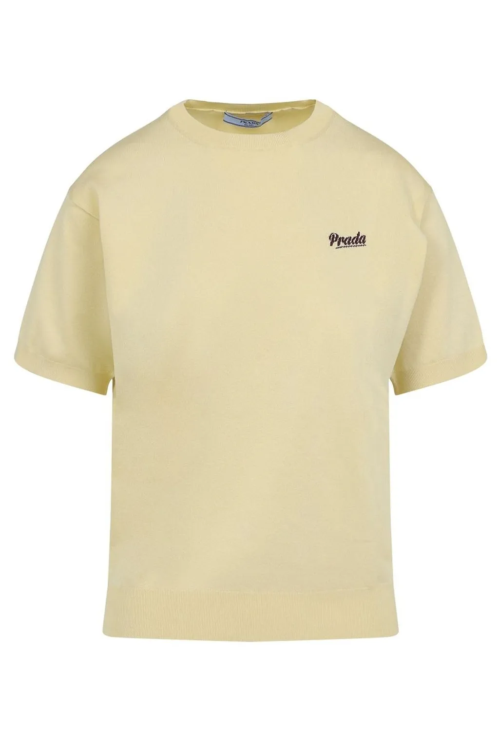 Prada Logo Detailed Crewneck Sweater