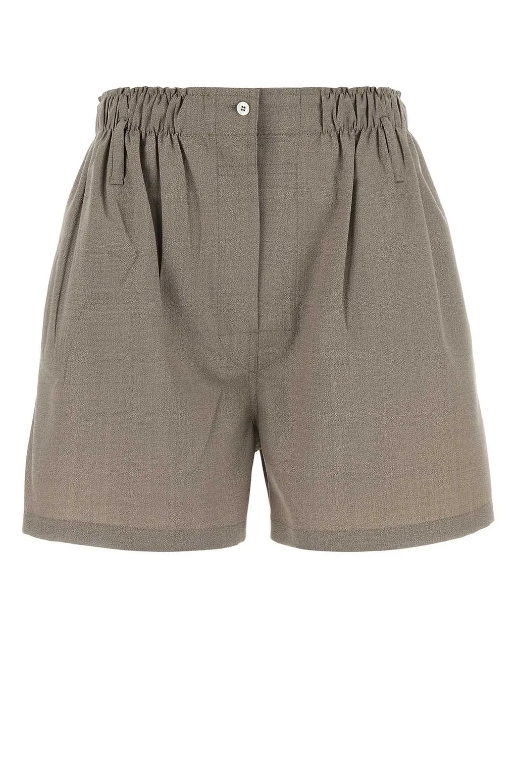 Prada Logo-Patch Elasticated Waistband Shorts