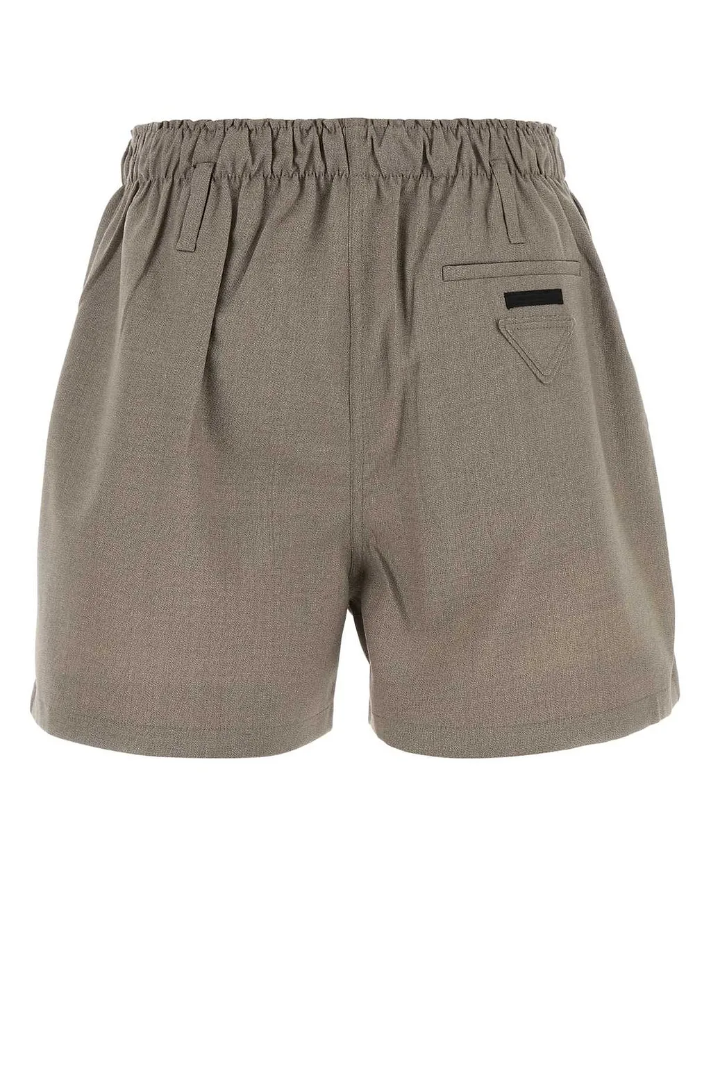 Prada Logo-Patch Elasticated Waistband Shorts