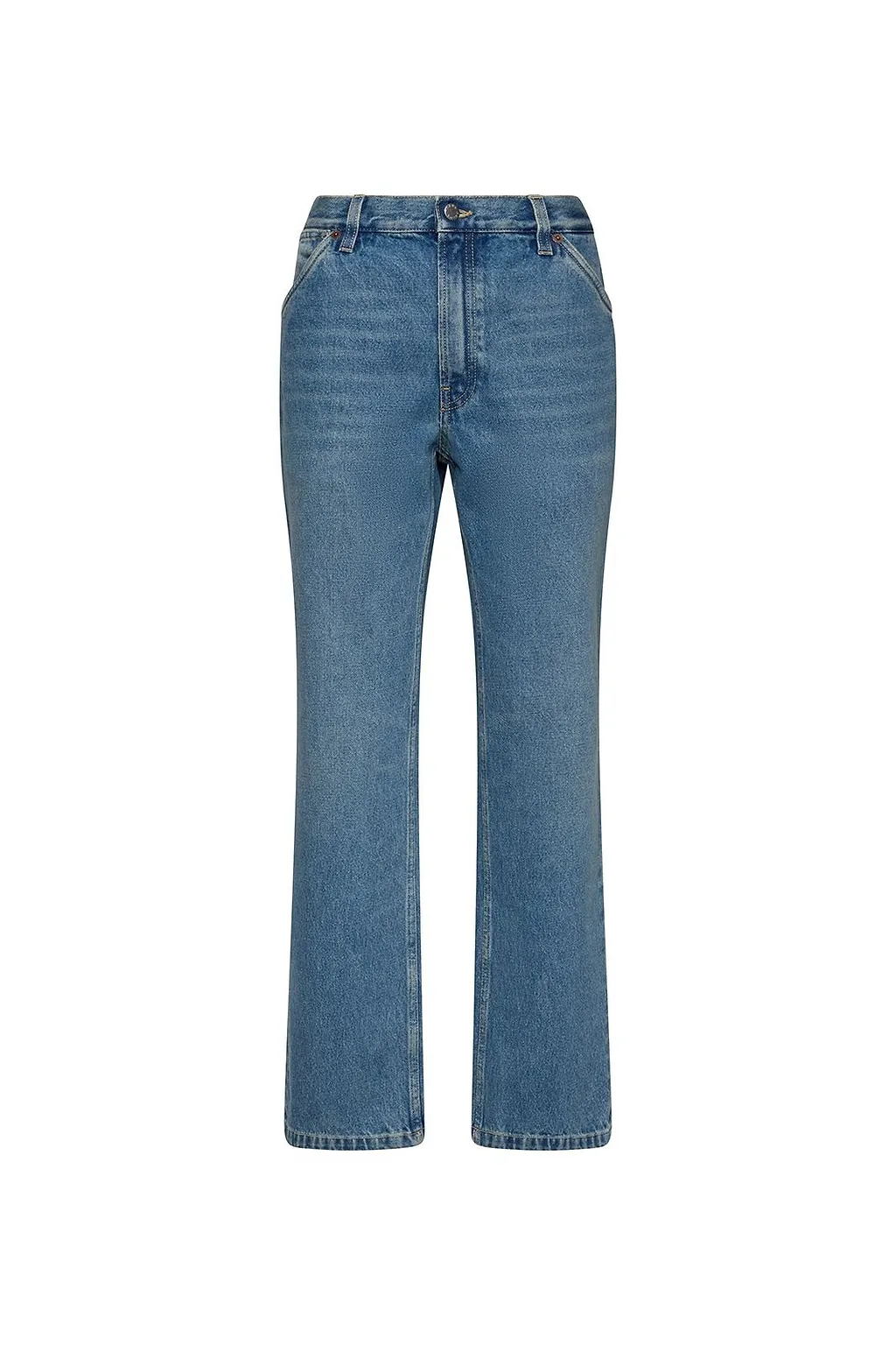 Prada Logo-Patch Denim Jeans