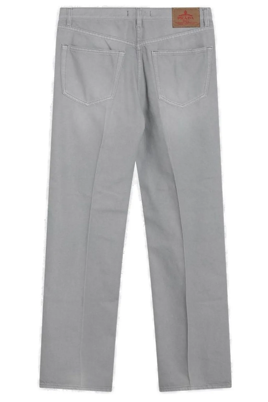 Prada Logo-Patch Denim Jeans