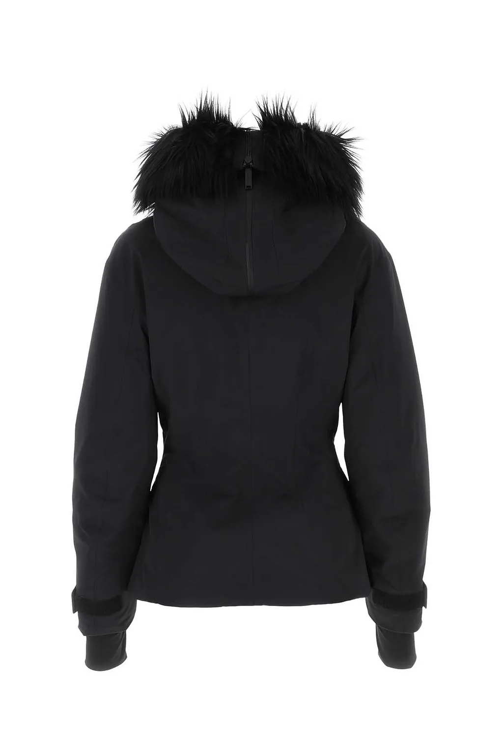 Prada Logo-Patch Zipped Hooded Jacket