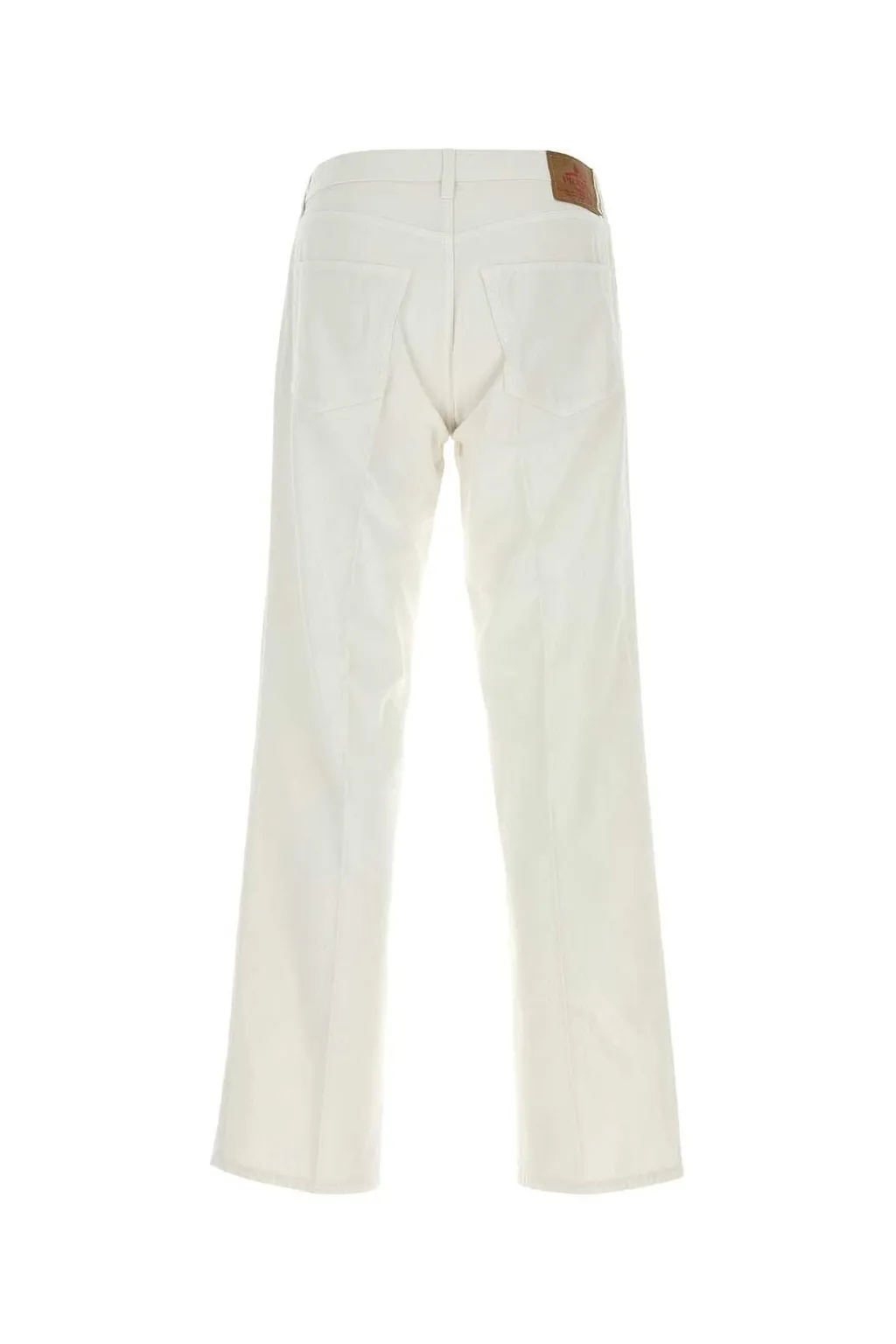 Prada Logo-Patch Straight-Leg Trousers