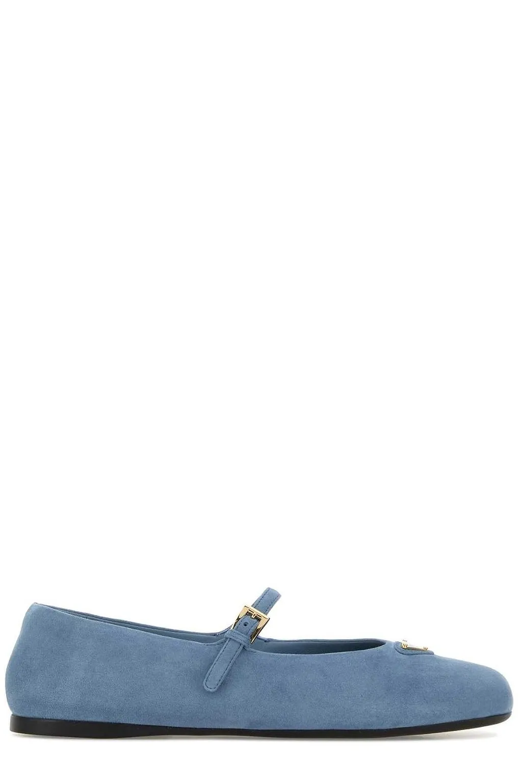 Prada Logo Plaque Ballerina Shoes