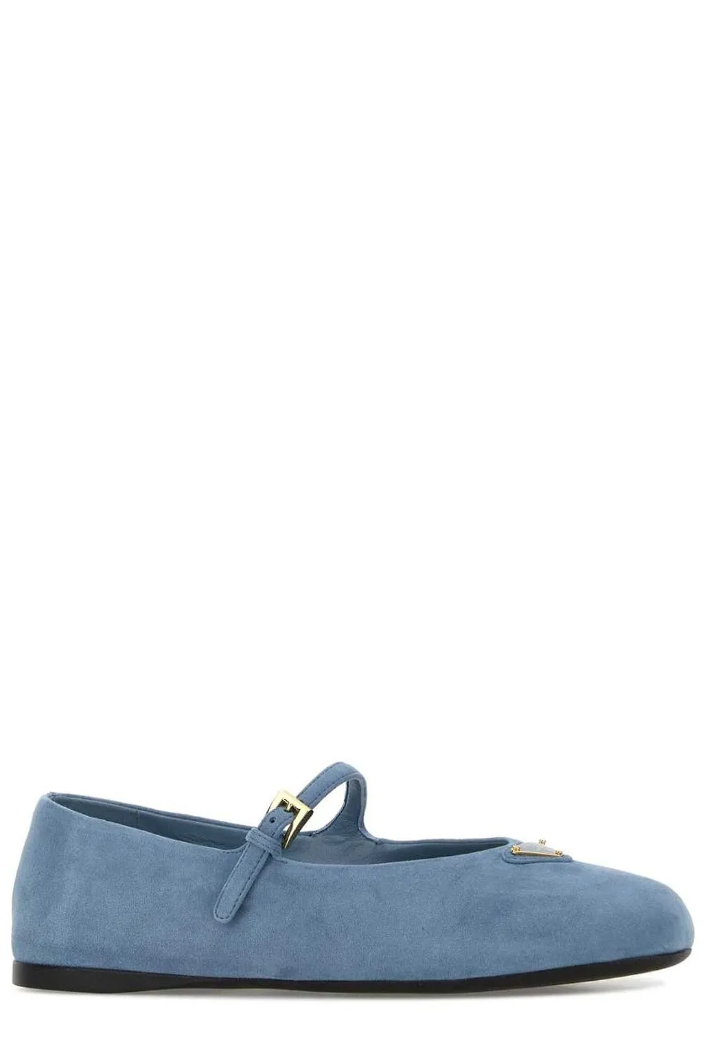 Prada Logo Plaque Ballerina Shoes