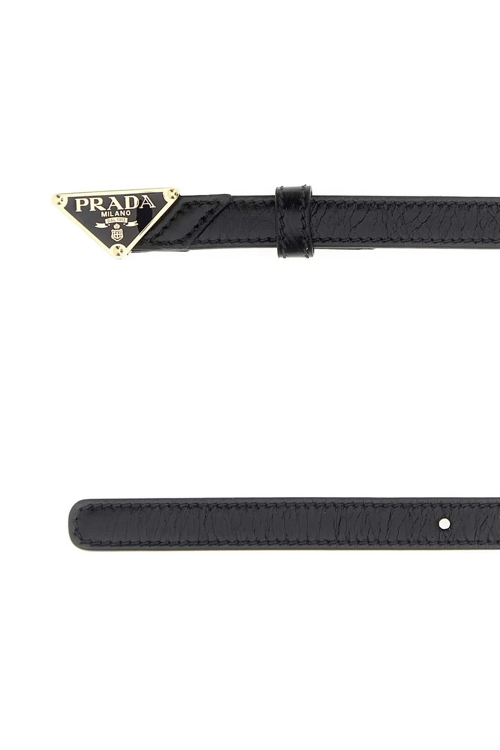 Prada Logo Plaque Belt