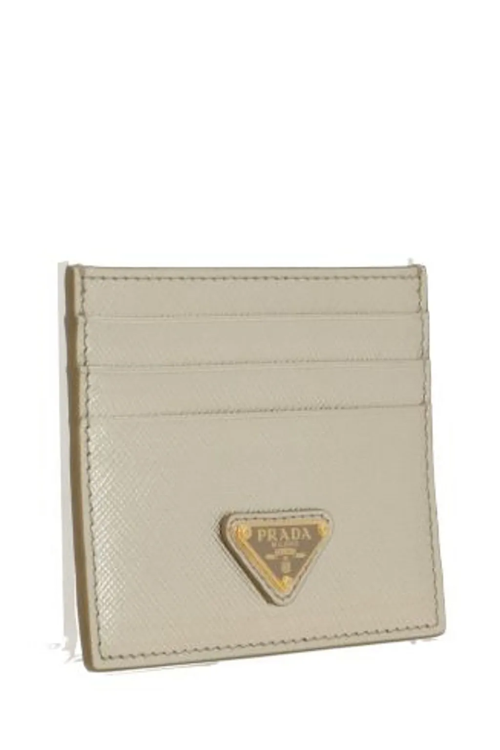 Prada Logo Plaque Card Holder