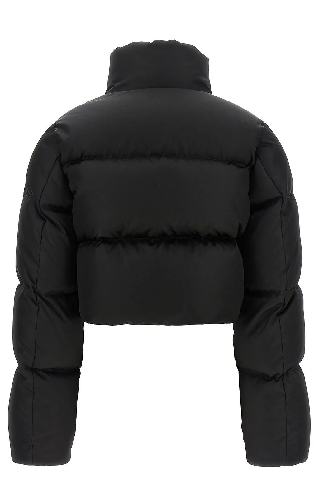 Prada Logo Plaque Cropped Jacket