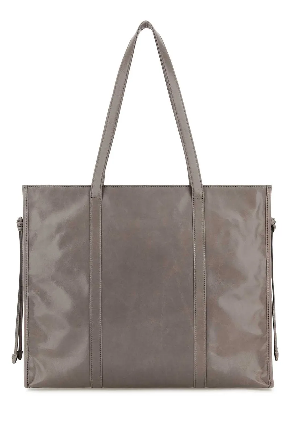Prada Logo Plaque Drawstring Tote Bag