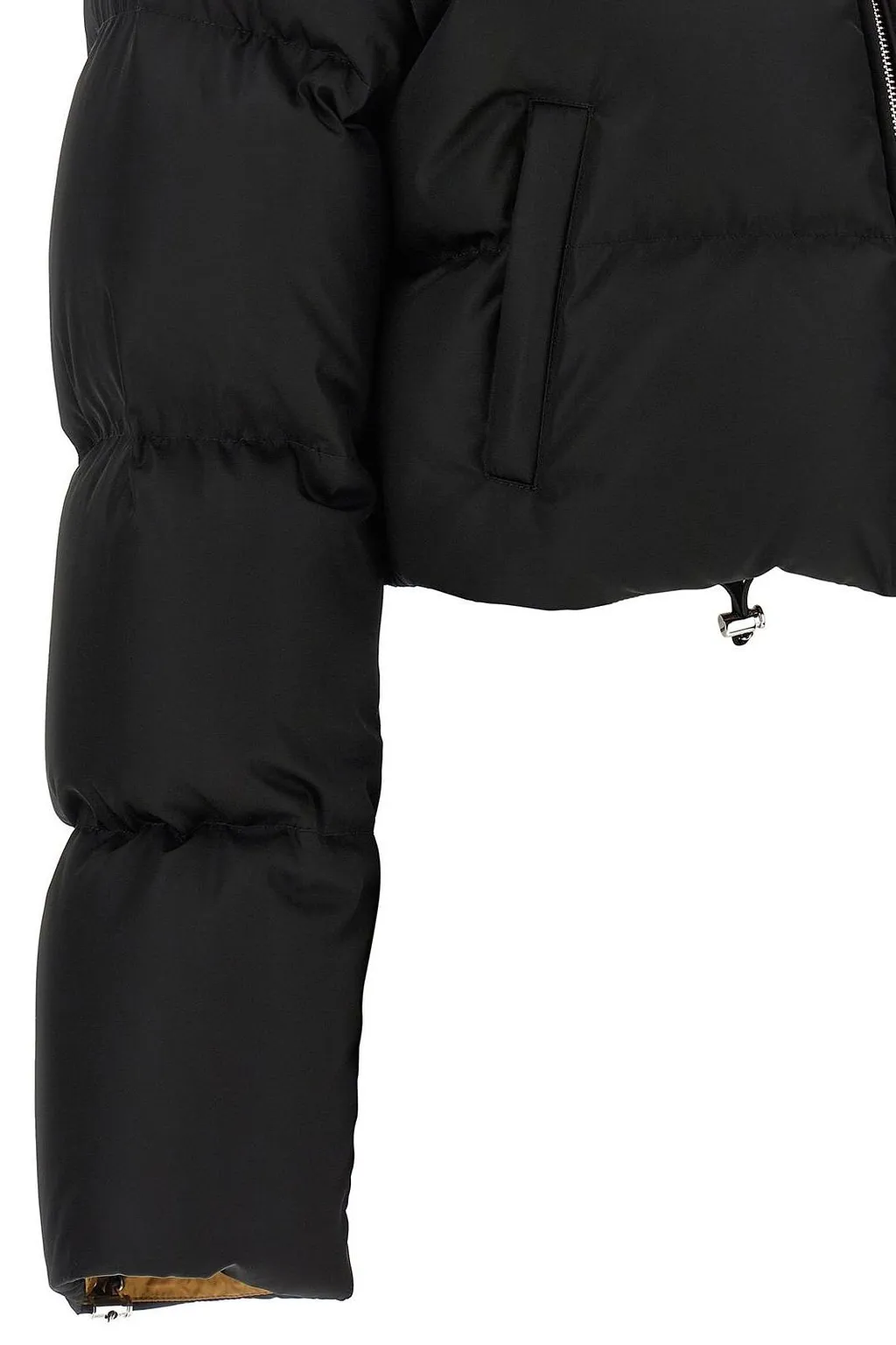 Prada Logo Plaque Cropped Jacket