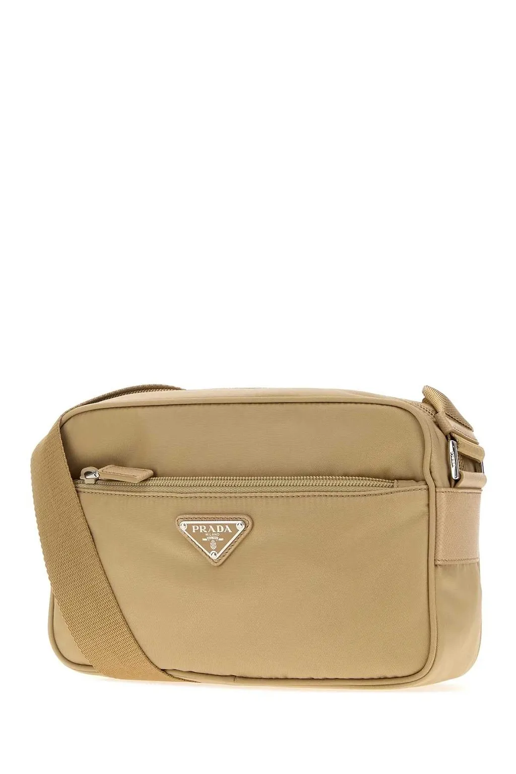 Prada Logo Plaque Crossbody Bag