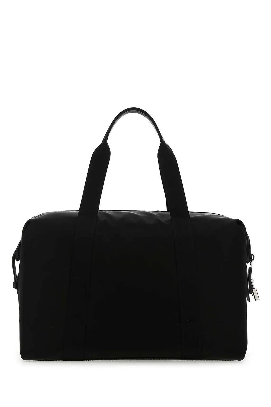 Prada Logo Plaque Duffle Bag