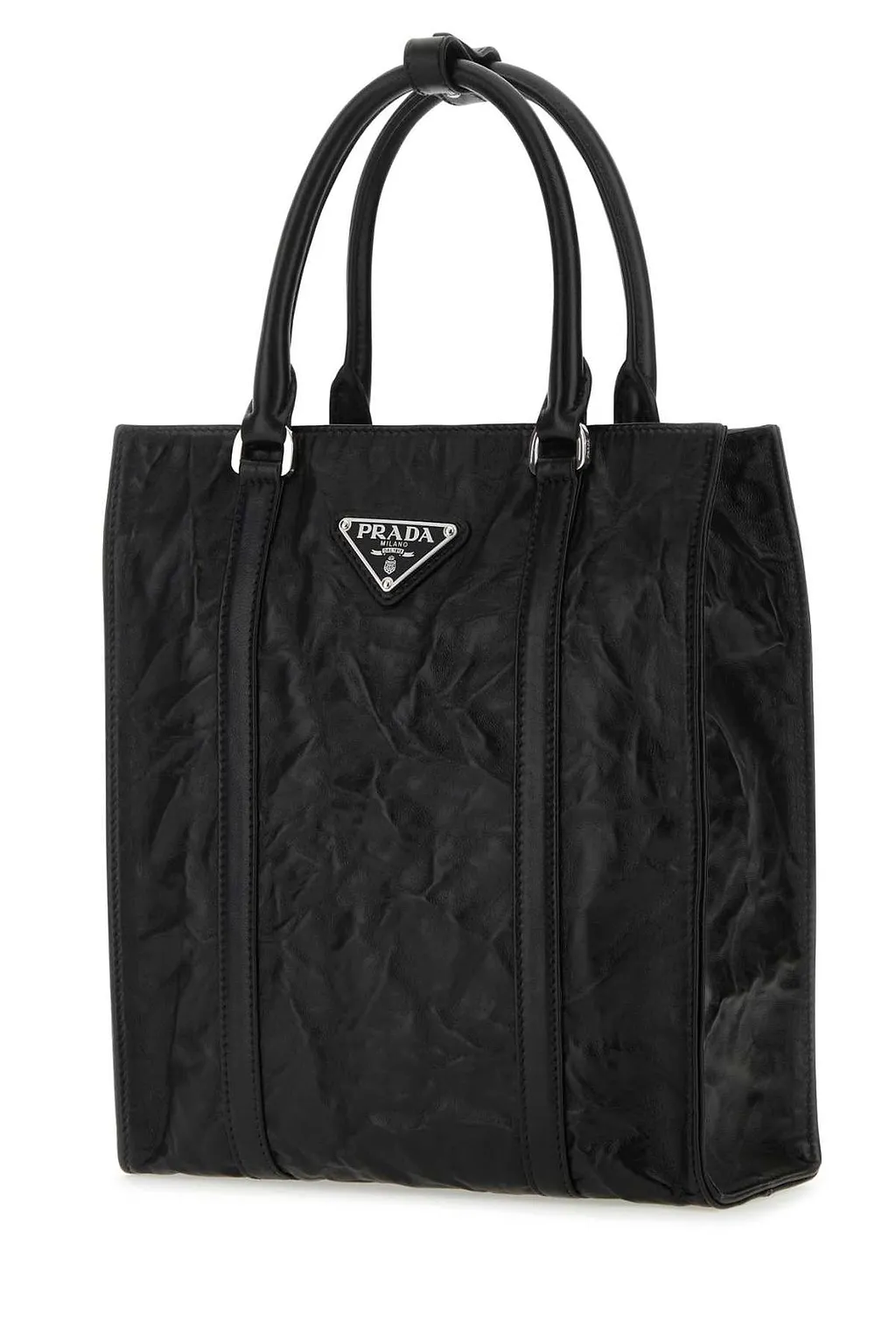 Prada Logo-Plaque Handbag