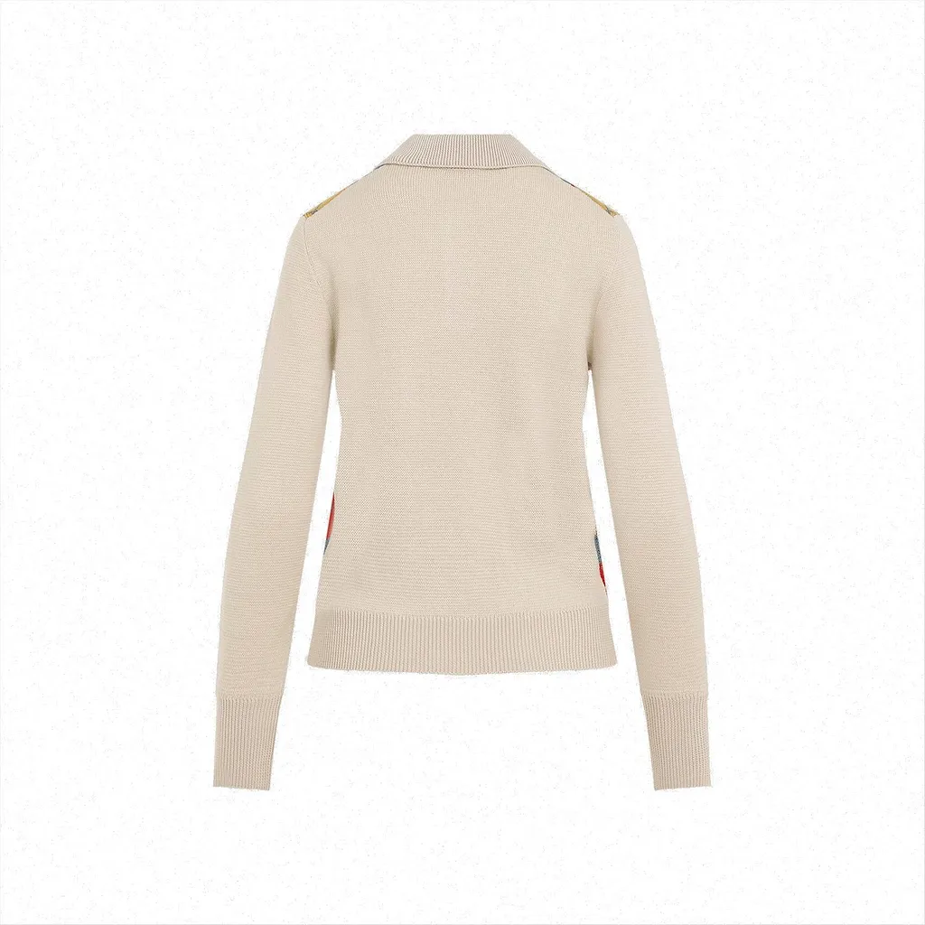 Prada Logo Plaque Knitted Polo Shirt