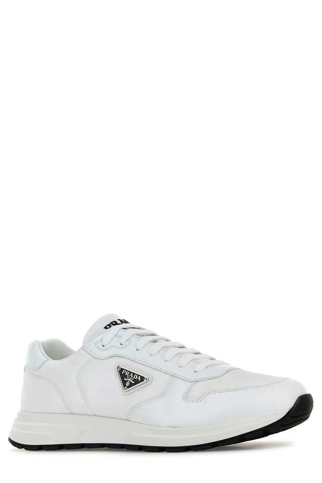 Prada Logo Plaque Low-Top Sneakers