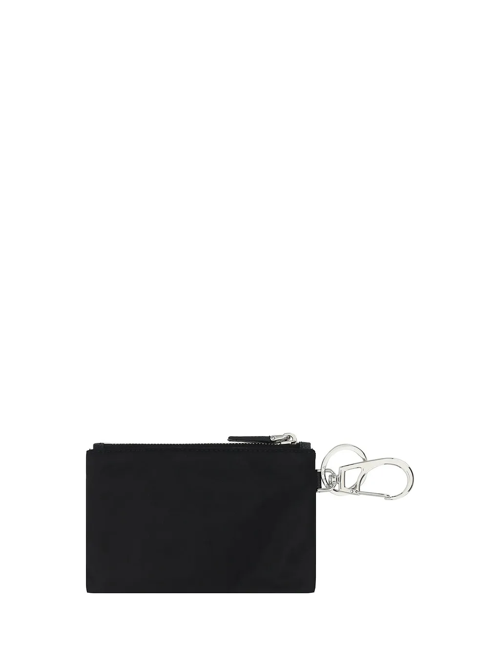 Prada Logo Plaque Pouch Keyring