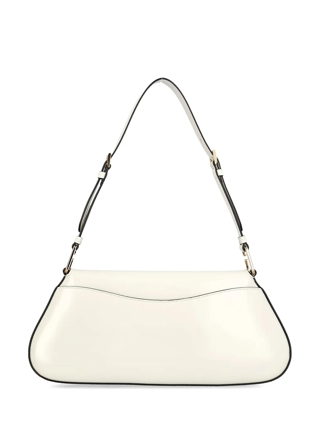 Prada Cleo Logo Plaque Shoulder Bag