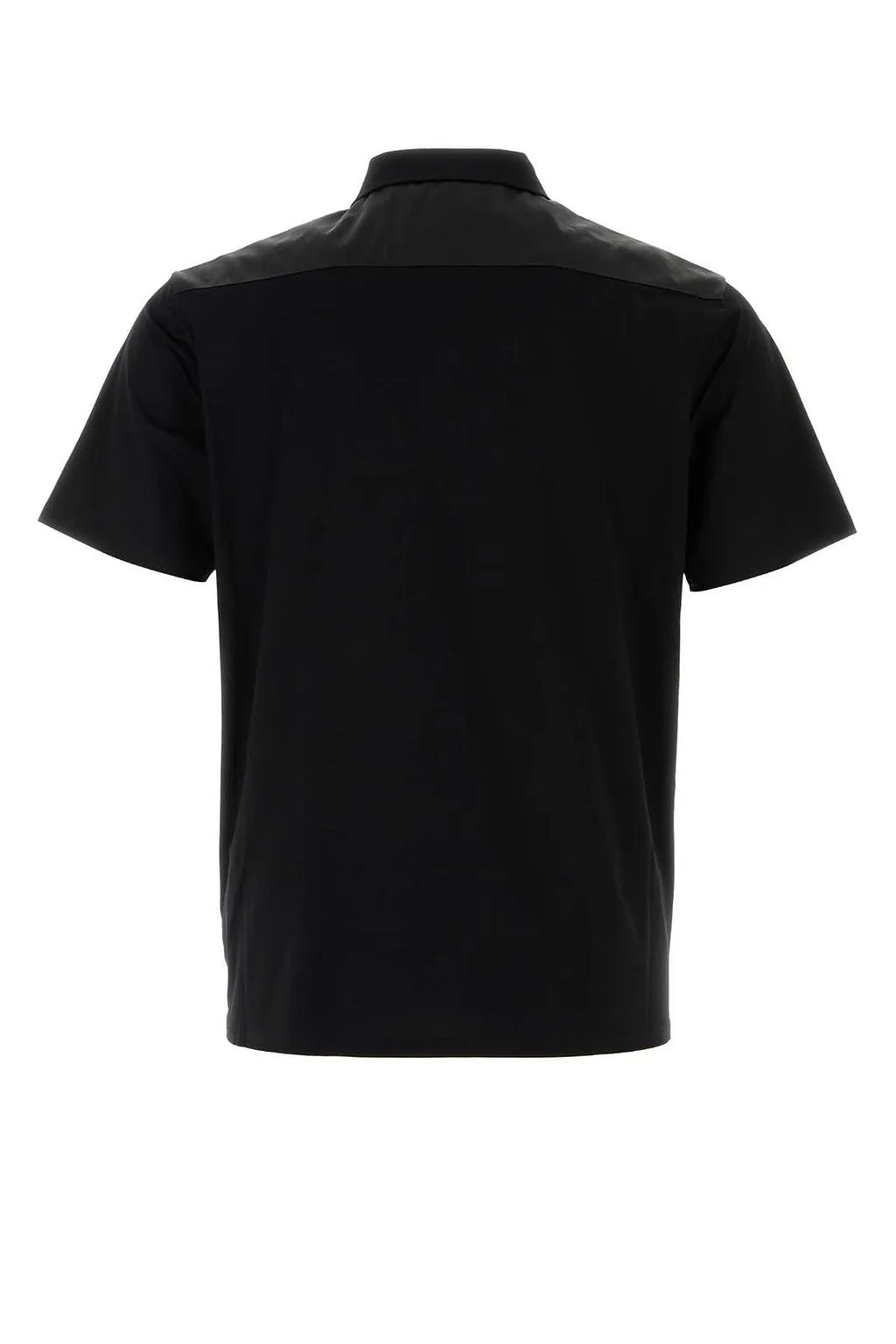 Prada Logo Plaque Short-Sleeved Polo Shirt