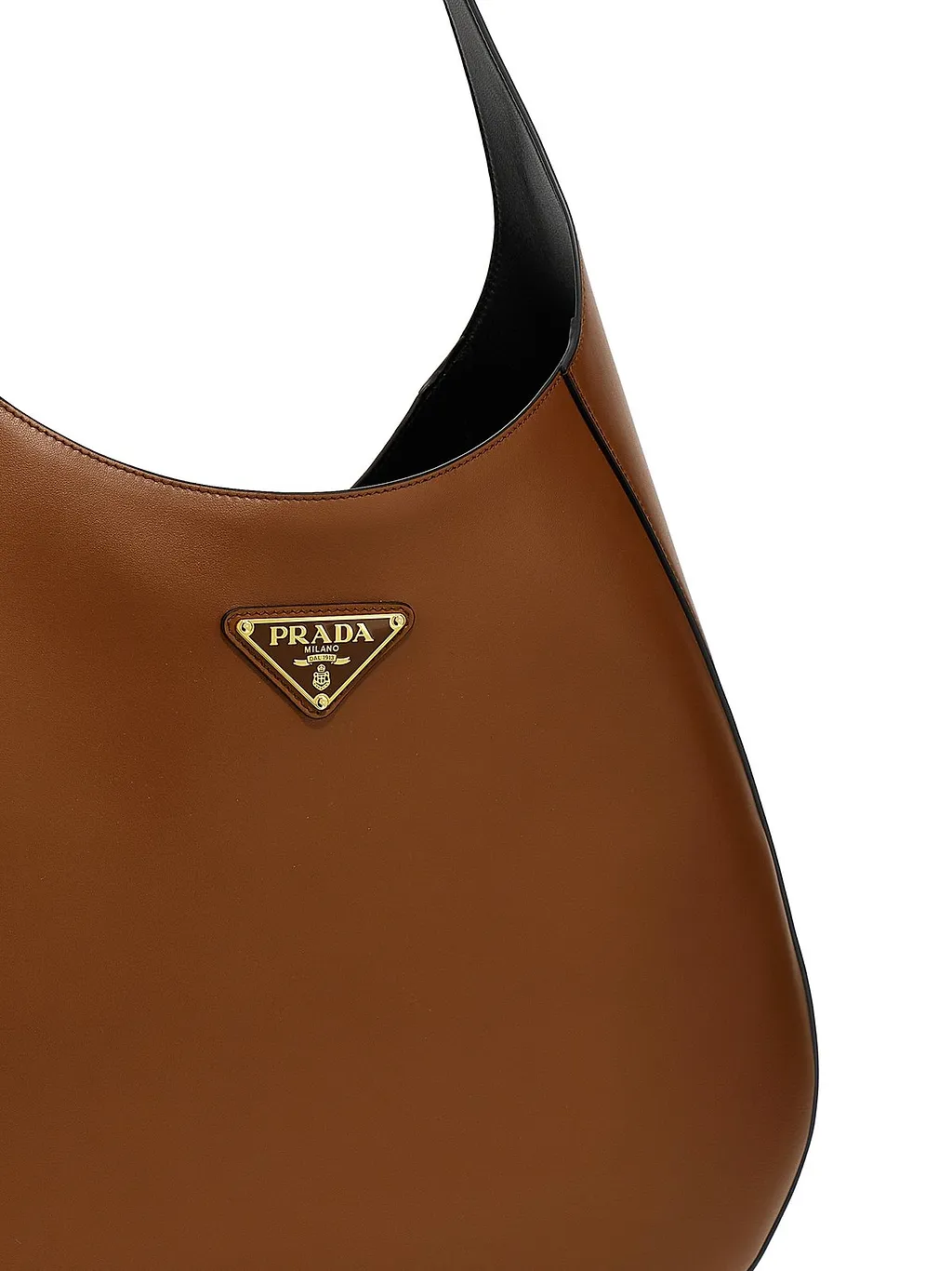 Prada Logo-Plaque Shoulder Bag